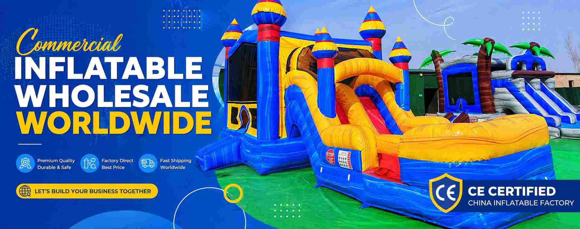 Durable Bouncy Castles & Inflatable Slides